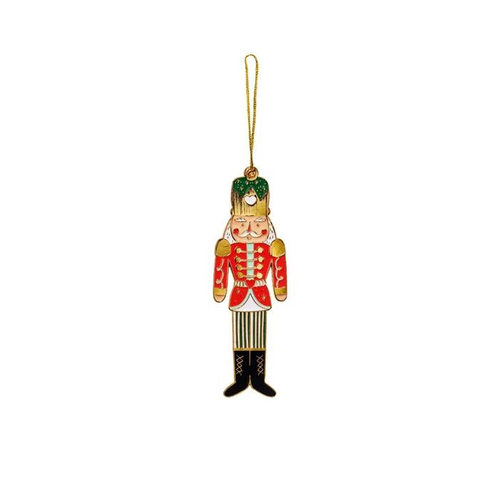 Nutcracker Christmas Decoration in Metal