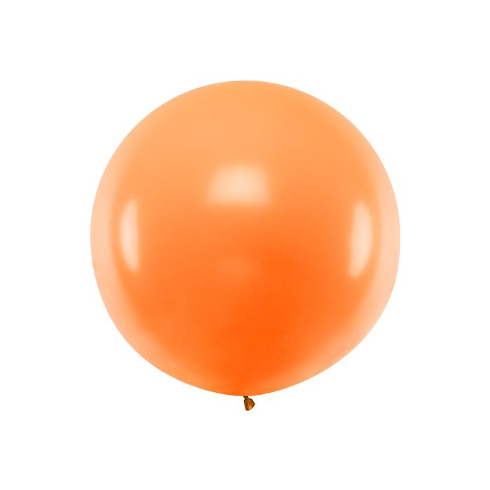 Kæmpe orange ballon - 1 Meter