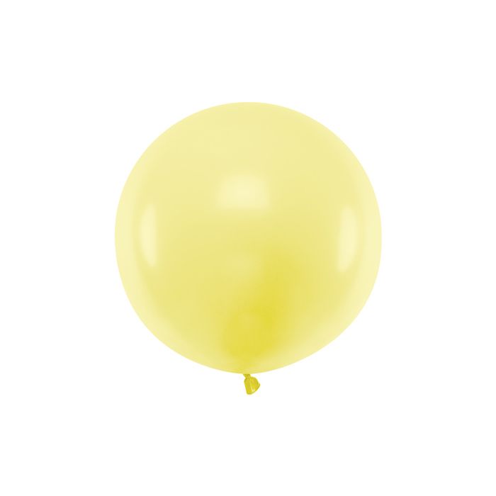 Pastel Yellow Balloon - 60 cm 