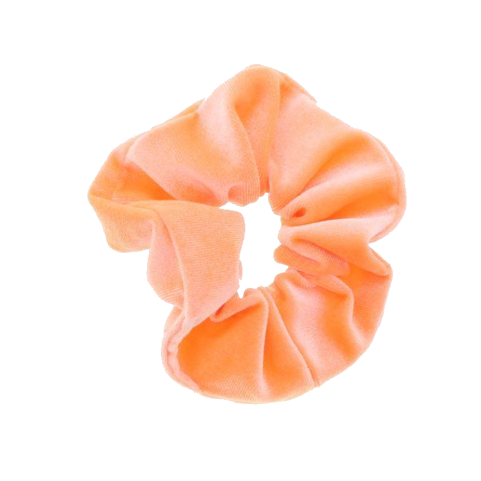 Neon UV scrunchie orange