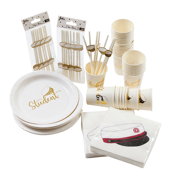 Red basic graduation drive parents decoration package