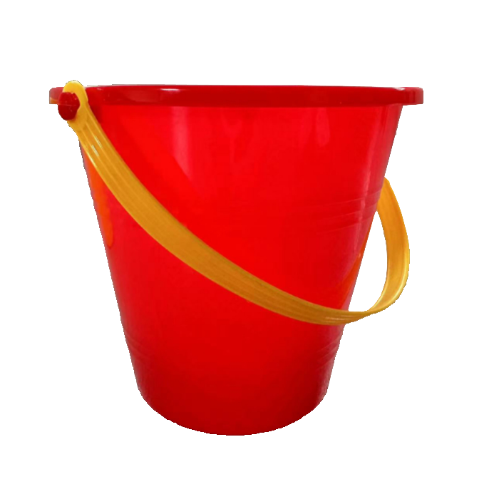 Full Moon Party Dekorationsspand Rød - 1L