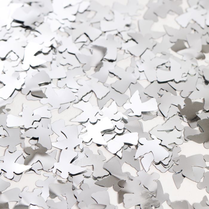 Silver angel table confetti - 14 g