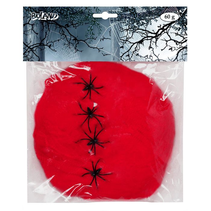 Red Spiderweb with Spiders - 60g