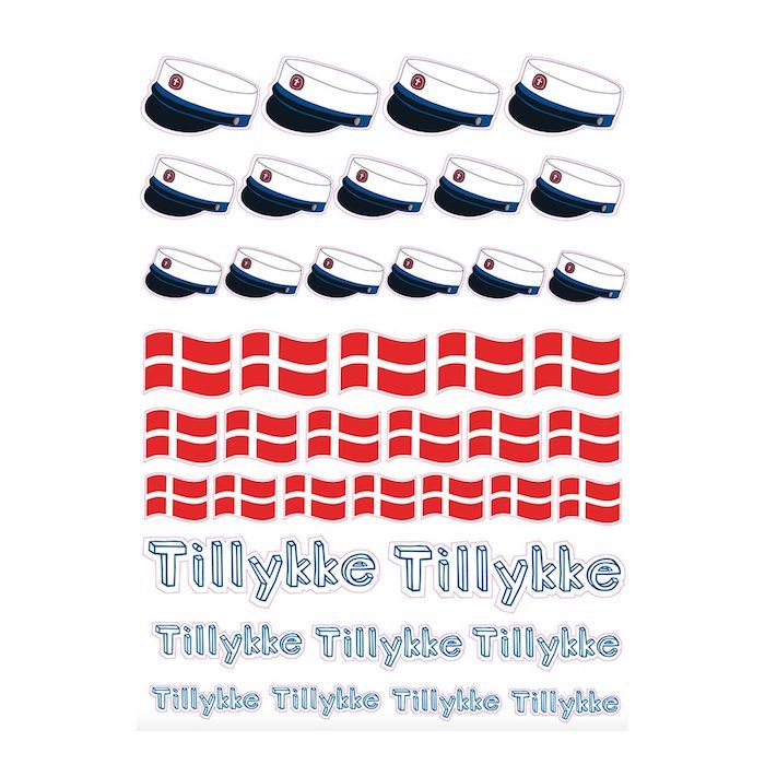 Blue Student Stickers