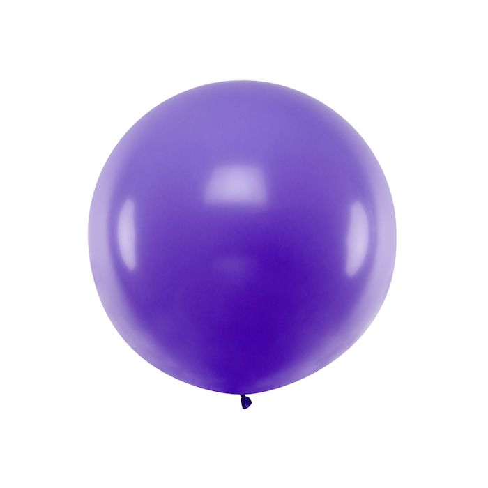 Kæmpe Pastel Lilla ballon - 1 meter