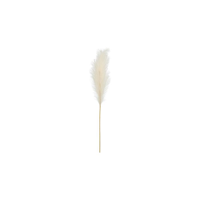 Cream White Artificial Pampas Grass - 110 cm