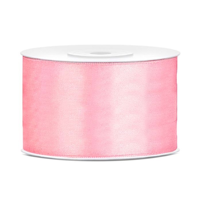 Pink Satin Ribbon - 38 mm x 25 m