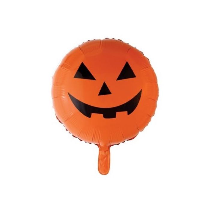 Smiling Pumpkin Foil Balloon - 45 cm