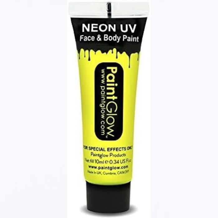 UV kropsmaling 25 ML neon Gul