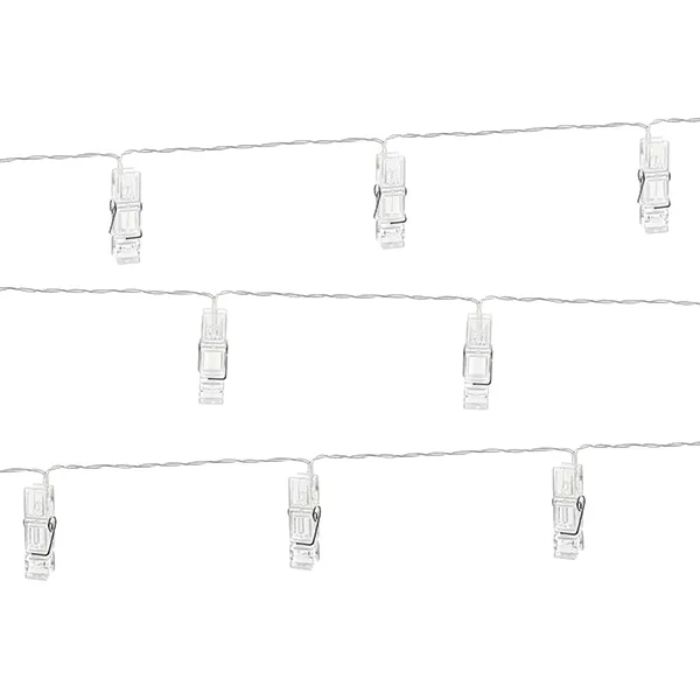 Photo clips with LED string light 1.4 m
