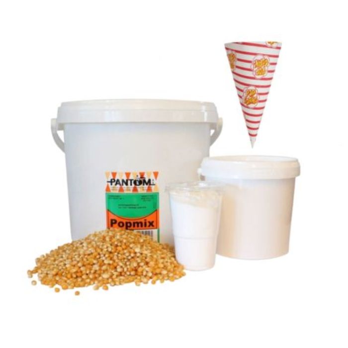 Popcorn party package 250x servings all inclusive.
