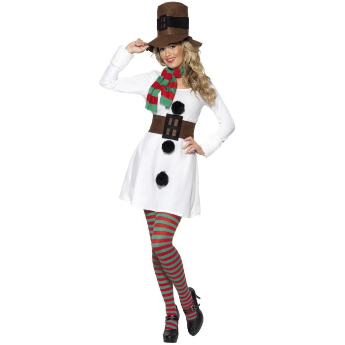 Miss Snowman Christmas costume for women