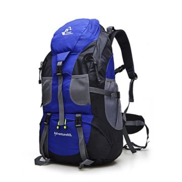 50 Litre Blue and Black Backpack