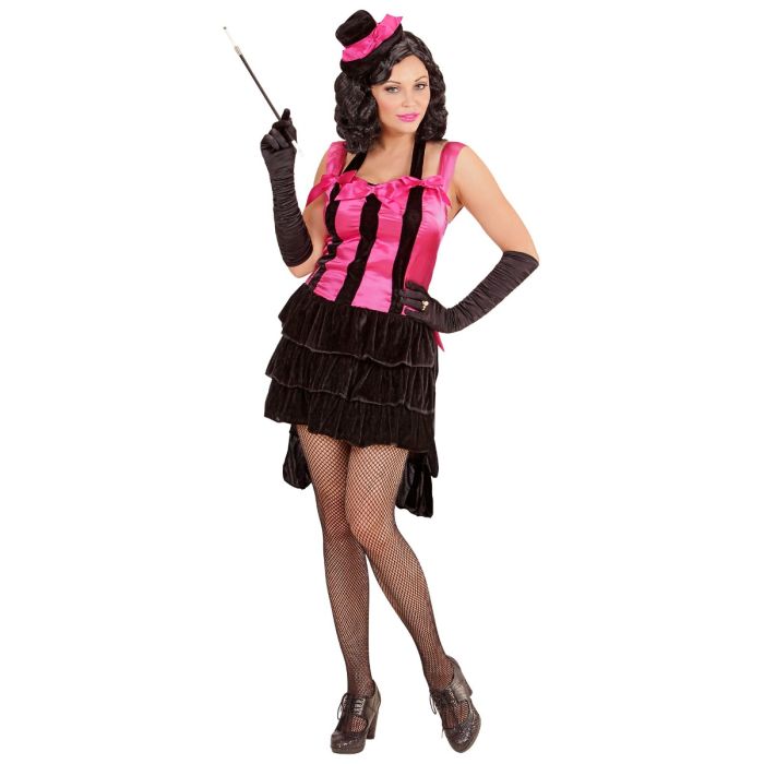Burlesque Diva Costume with Mini Top Hat