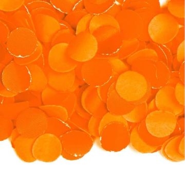 Orange loose confetti - 1 kg