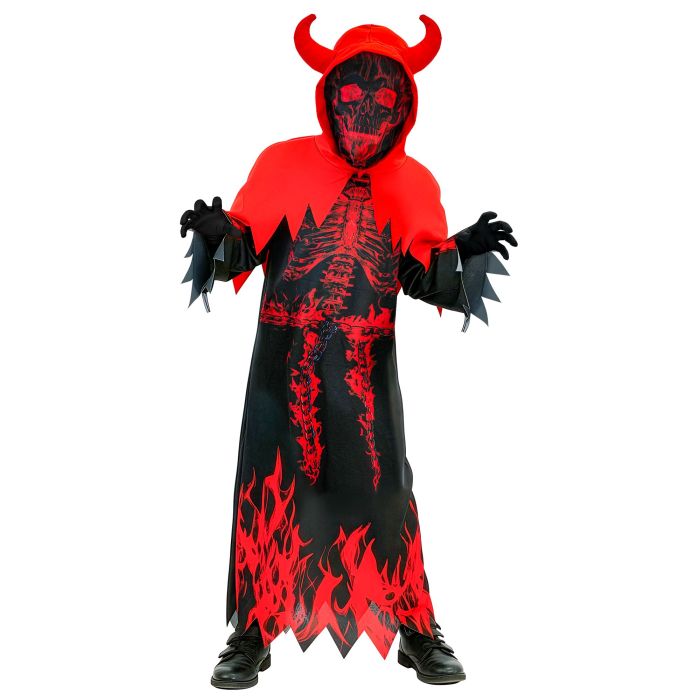 Flame Jester Costume for Boys