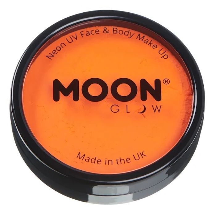 Neon UV Face and Body Paint Intense Orange 36 g Moon Creations