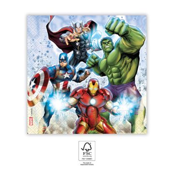 The avengers napkins 20x - 33 x 33 cm