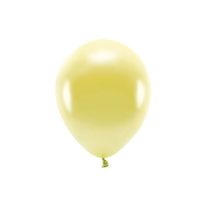 Metallic Light Gold Balloons 10x - 26 cm