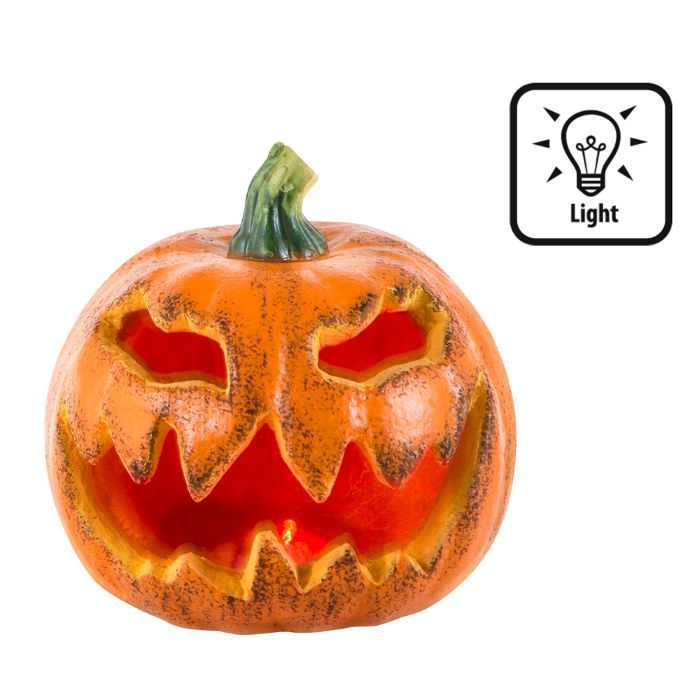 Flashing Halloween Pumpkin - Ø 16 cm
