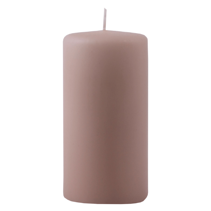 Sand Block Candle 1x - 6x12 cm