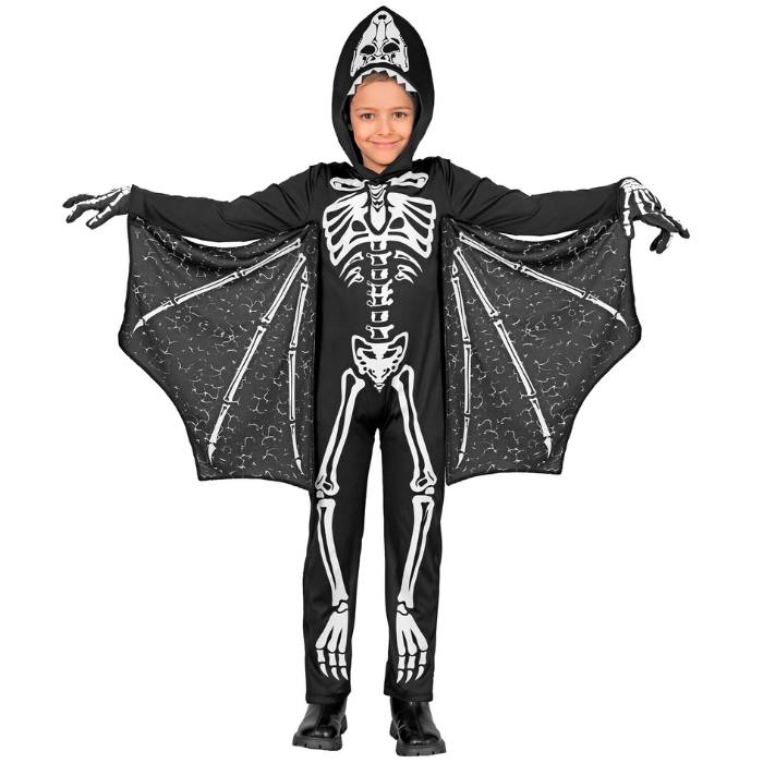 Flyvende dinosaur skelet kostume til børn