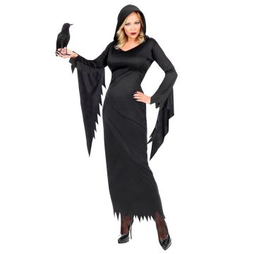Gothic Queen hooded dress for ladies