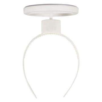 Angel glowing glory hairband white - 20x15.6 cm