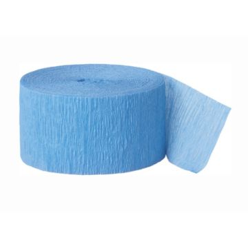 Baby Blue Crepe streamer 24m