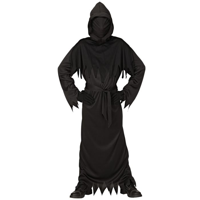 Black cape for boys with no visible face
