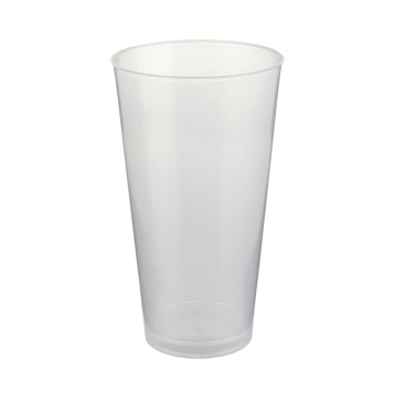 450 ml drinksglas 25x hård plastikrus genanvendelig
