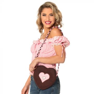 Oktoberfest heart-shaped handbag
