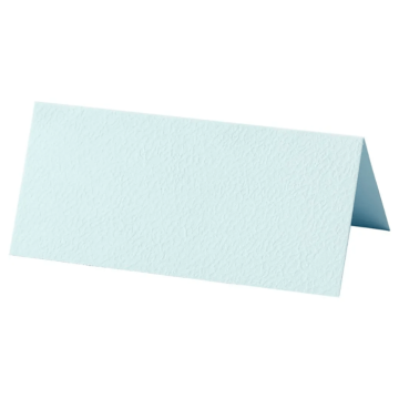 Light blue place cards 20x - 9x4 cm