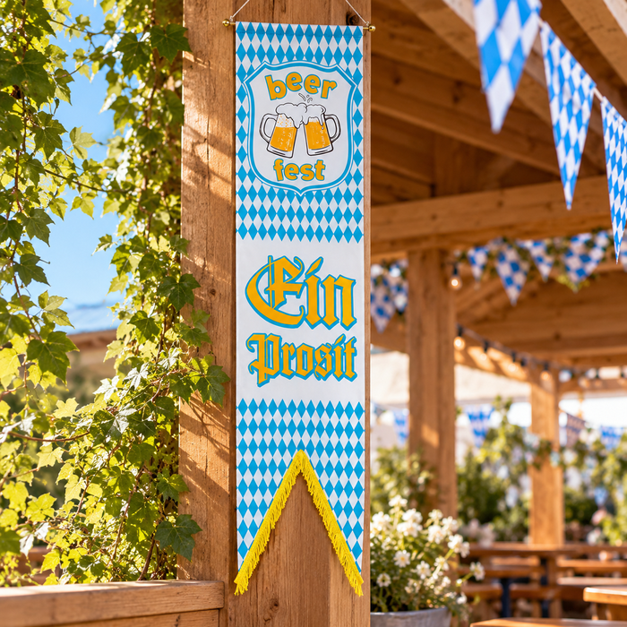 Oktoberfest vertical banner - 40 x 180 cm