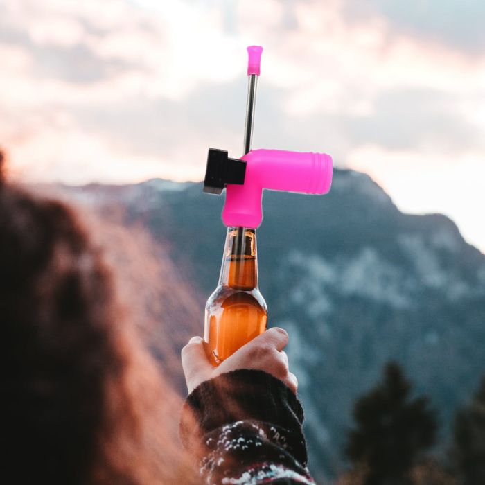 Bottle beer bong timer 23 cm