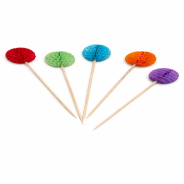 Honeycomb flower wooden sticks 50x