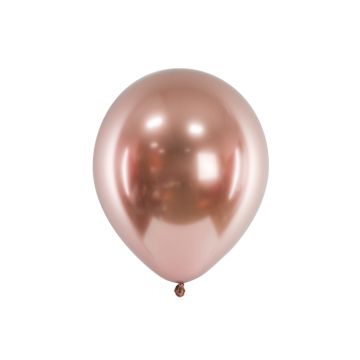 Rose Gold Chrome balloons 10x - 30 cm