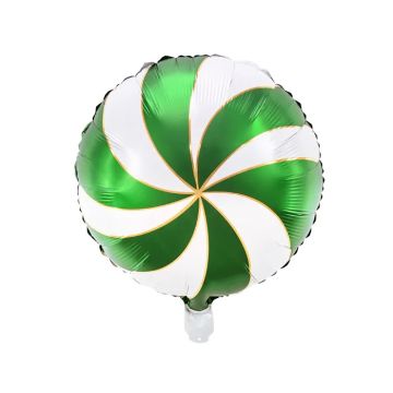 Green candy foil balloon - 35 cm