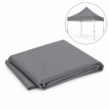 Canopy for Easy Up Pavilion 3x3 m Grey