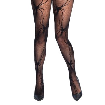 Tights with Spider Motif