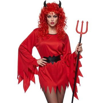 Devil Woman Costume with Belt