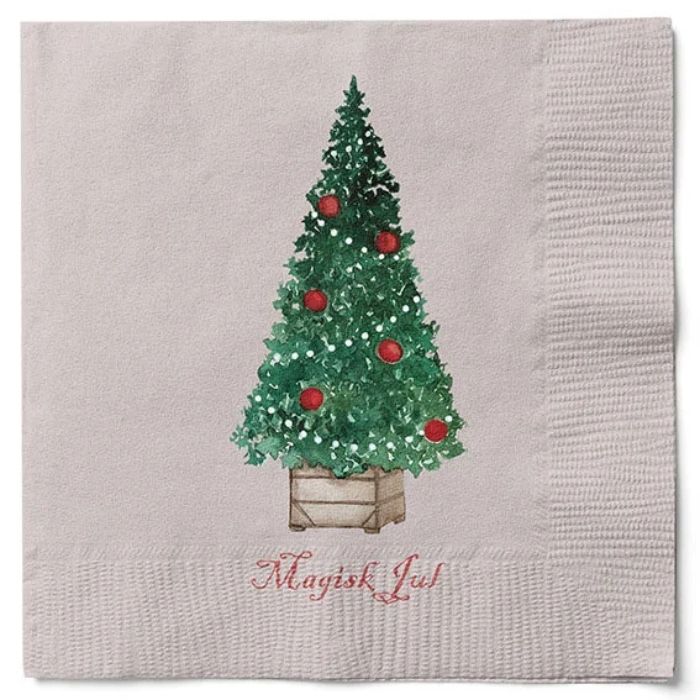 Napkins with Christmas tree magical Christmas The Old Pharmacy