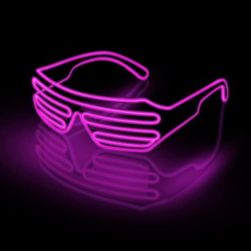 Pink LED glasses