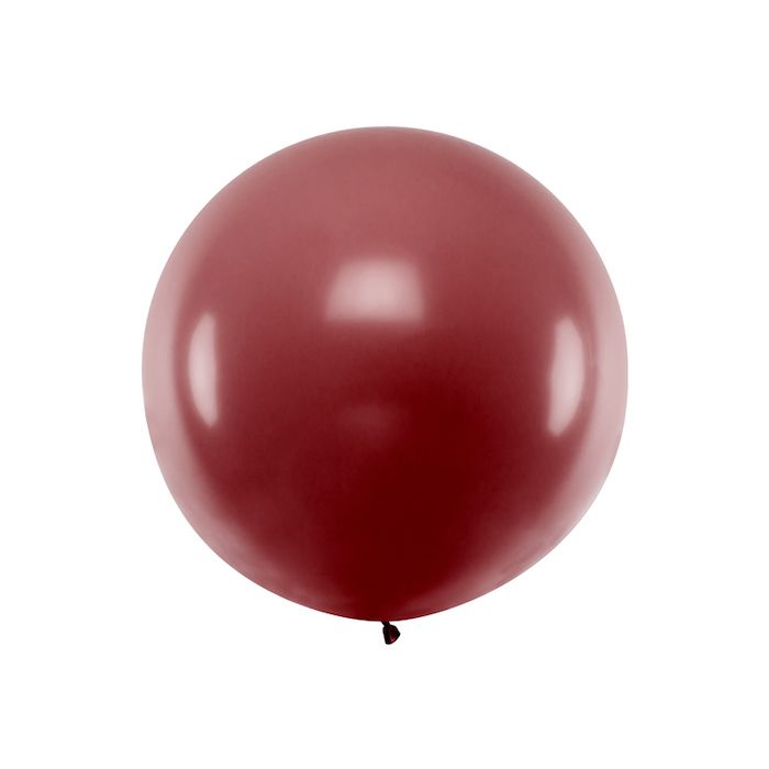 Giant Pastel Burgundy Balloon - 1 Meter