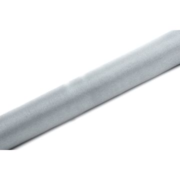 Organza Table Runner Silver - 9 Meters