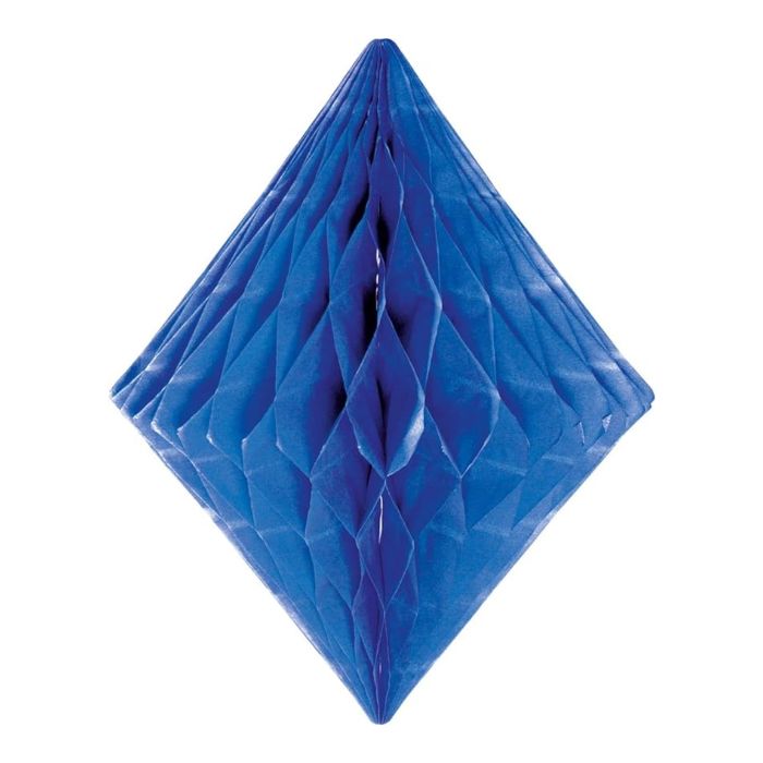 Diamond honeycomb in blue - 20 cm
