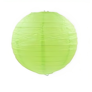 Lime green paper lantern 40 cm