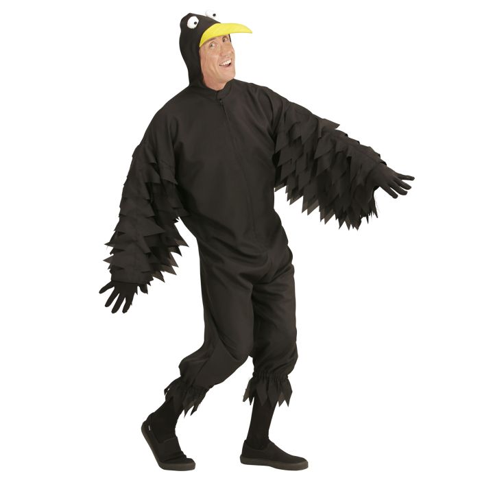 Fun Black Crow Costume for Men