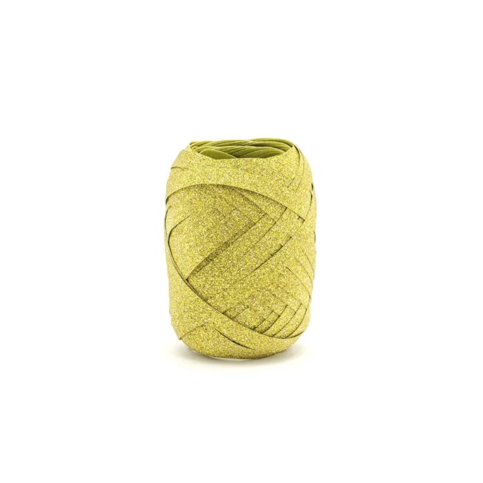 Gift ribbon glitter gold 10 m